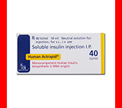 Actrapid Injection 40 IU/10 ml