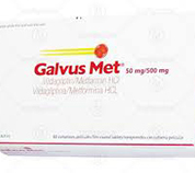 Galvus Met Tablet 50 mg+500 mg